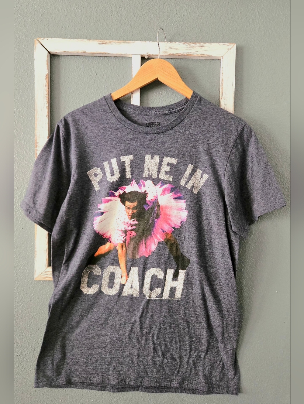 90s Retro Ace Ventura Pet Detective "Put Me In Coach" Tutu TShirt - Men's Medium
